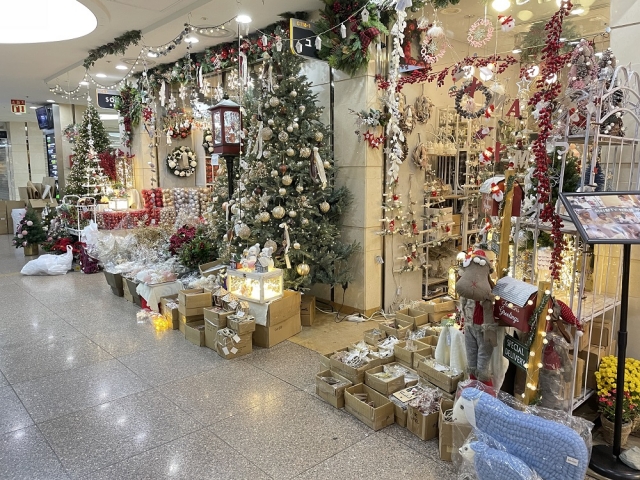 GOTO MALLのクリスマスショップ