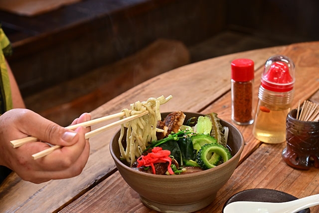 【むかしむかし】麺はもちろん具も自家製。ワイルドさはNo.1