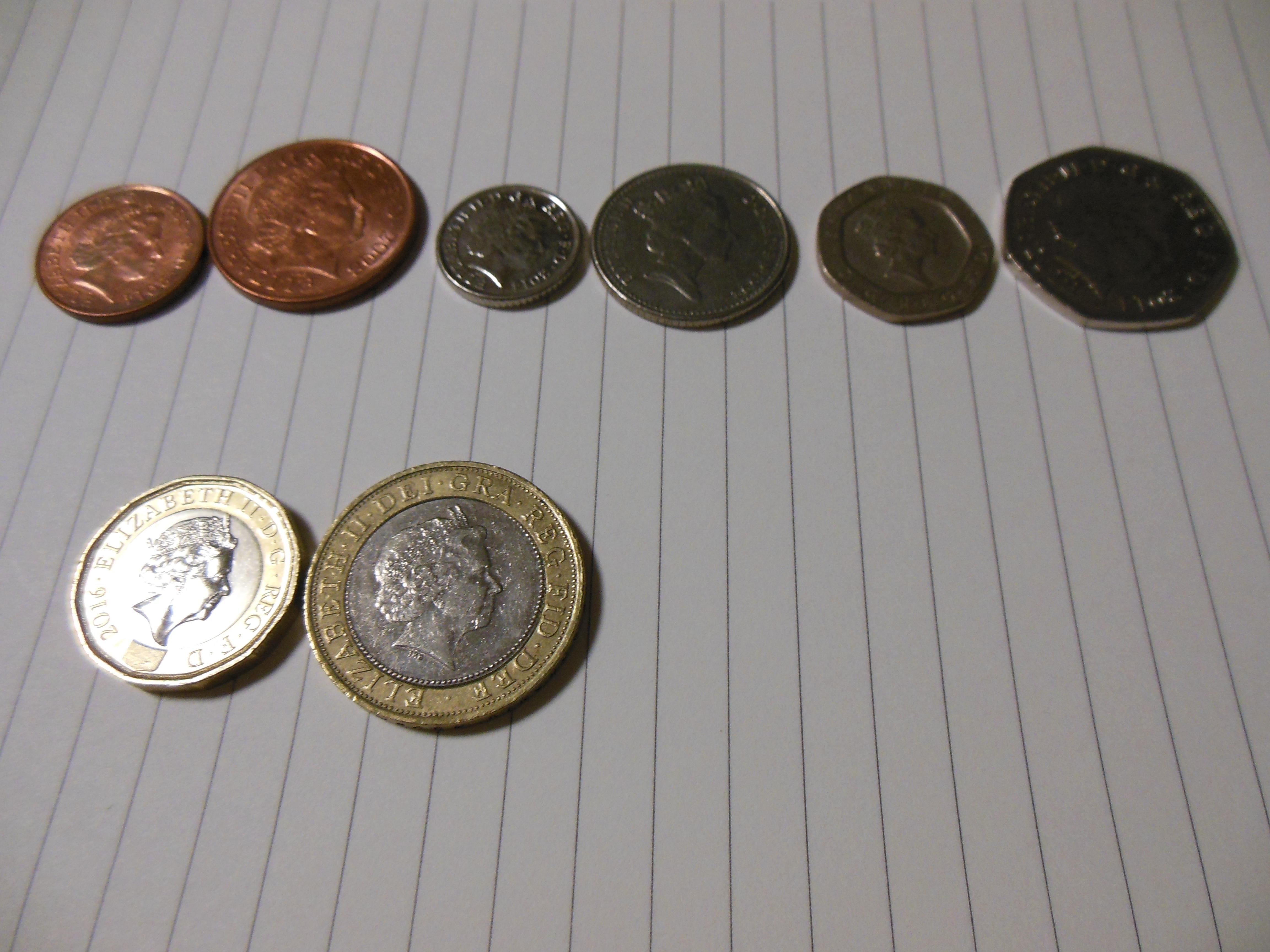 コインです貨幣  イギリス コイン