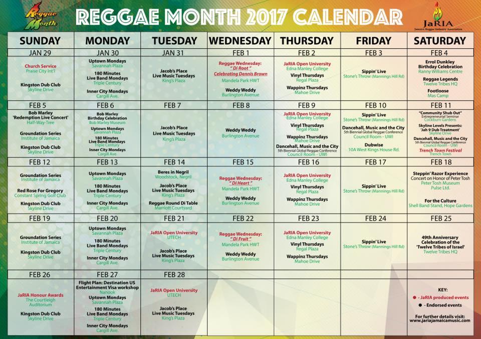 ２月はReggae 月間