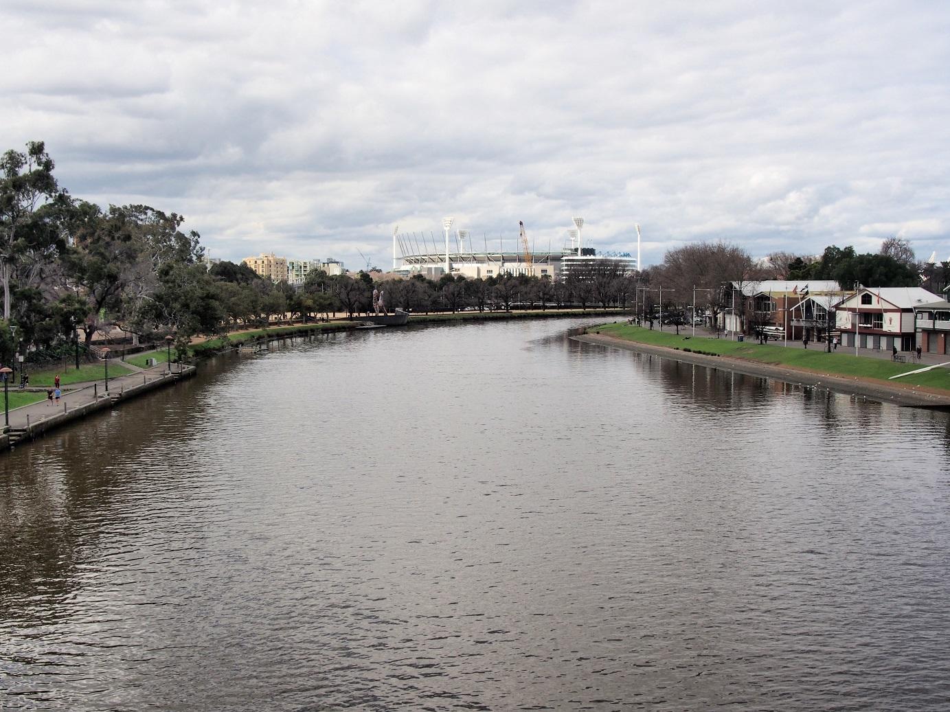 2. River with cricket ground.JPG