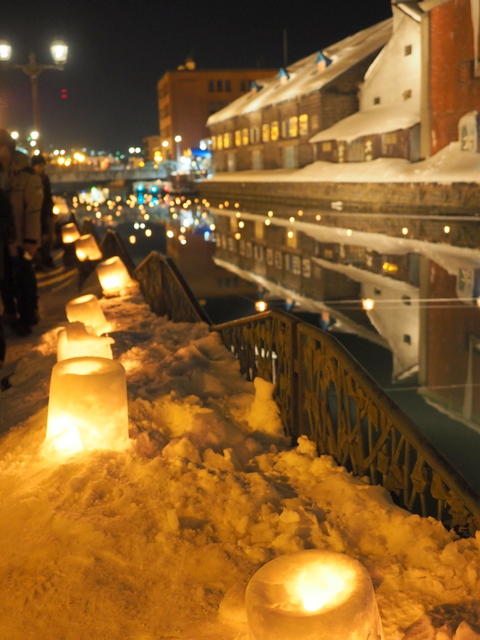 小樽雪あかりの路・小樽運河