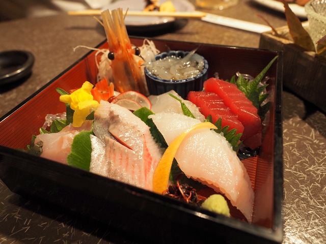 A Plate of Assorted Sashimi