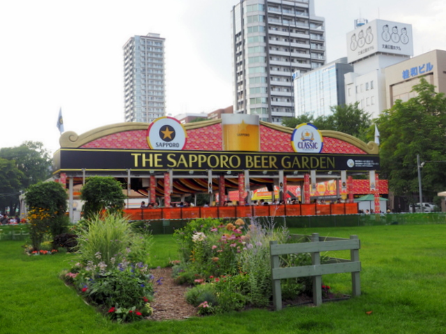 THE SAPPORO BEER GARDEN～One of the beer gardens in the Welfare Support Event Sapporo Odori Beer Garden held in Sapporo Odori Park from 22 July to 16 August