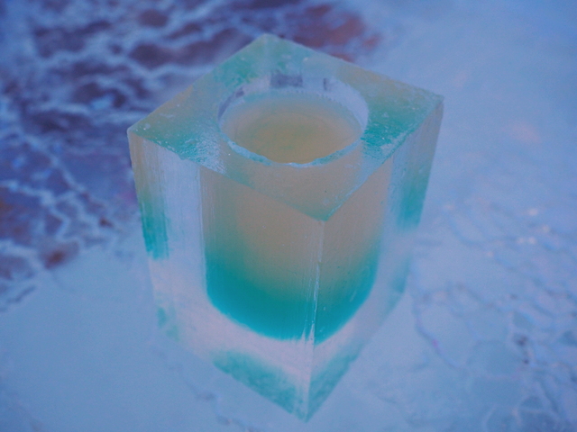 Cocktail at the Ice Bar