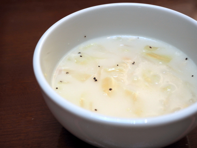 Hot milk chowder