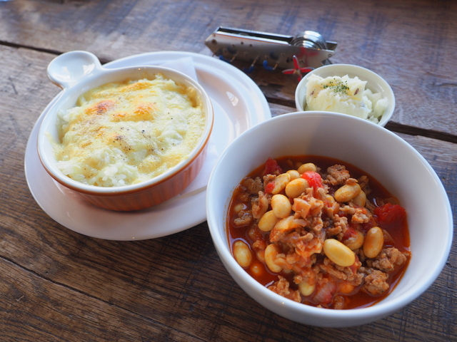 Chili beans lunch