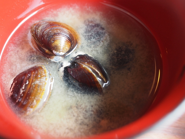 Miso soup with Shijimi clam