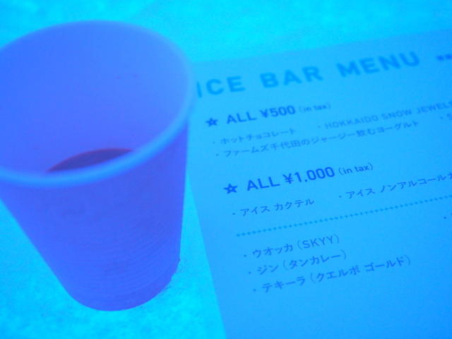 HOT CHOCOLATE (ICE BAR IN OF ICE STAR HOTEL)