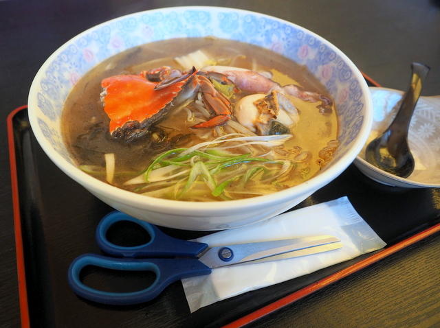 前浜ラーメン（お食事処前浜・石狩市厚田）